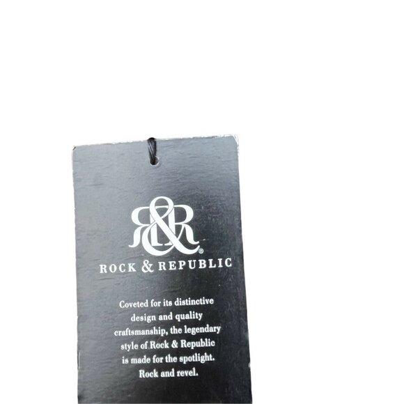 Rock & Republic Mens Lightweight Sweatshirt New Black Fleece Lined 2XL - Picture 9 of 9